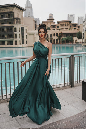 One Shoulder Long Dress