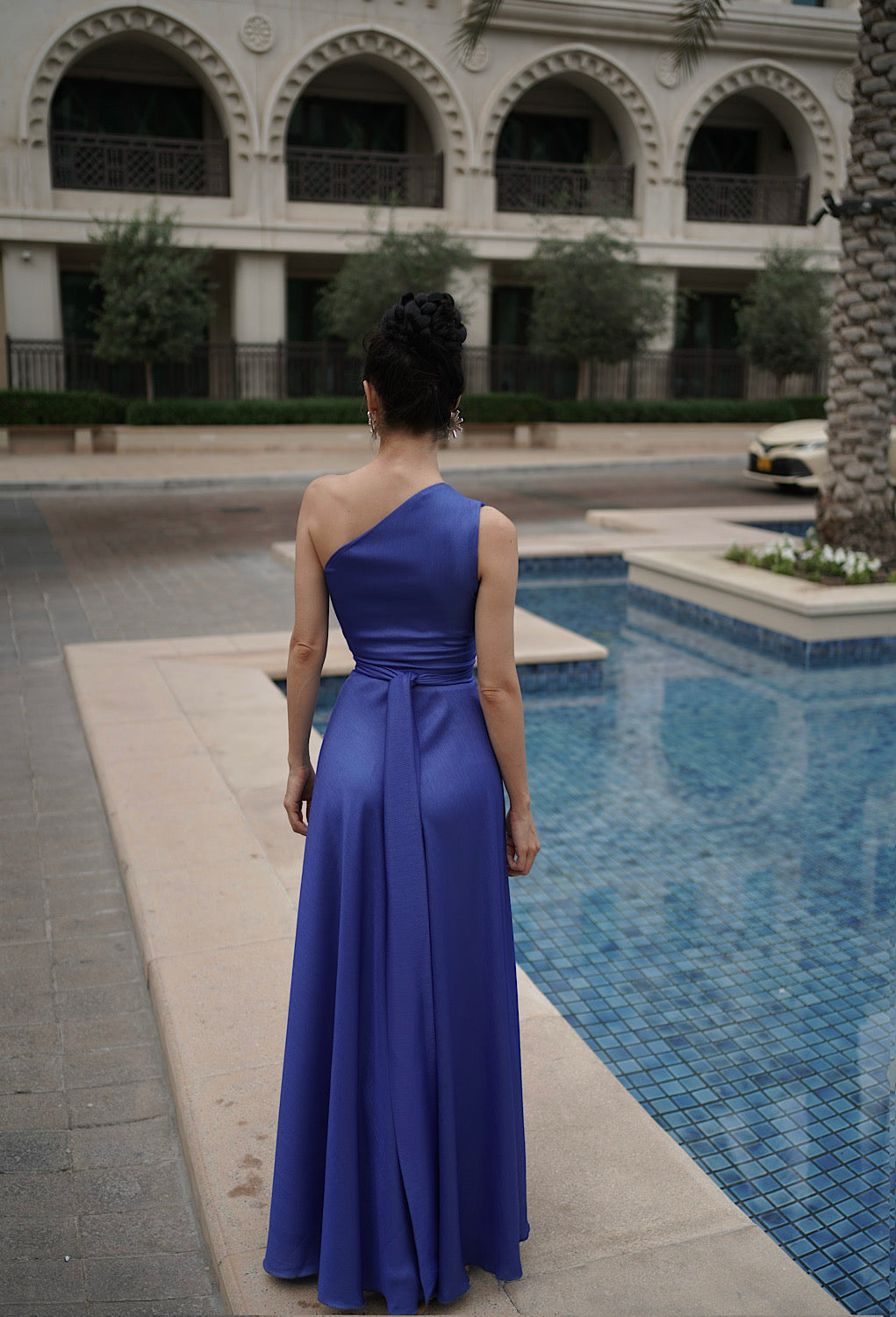 One Shoulder Long Dress