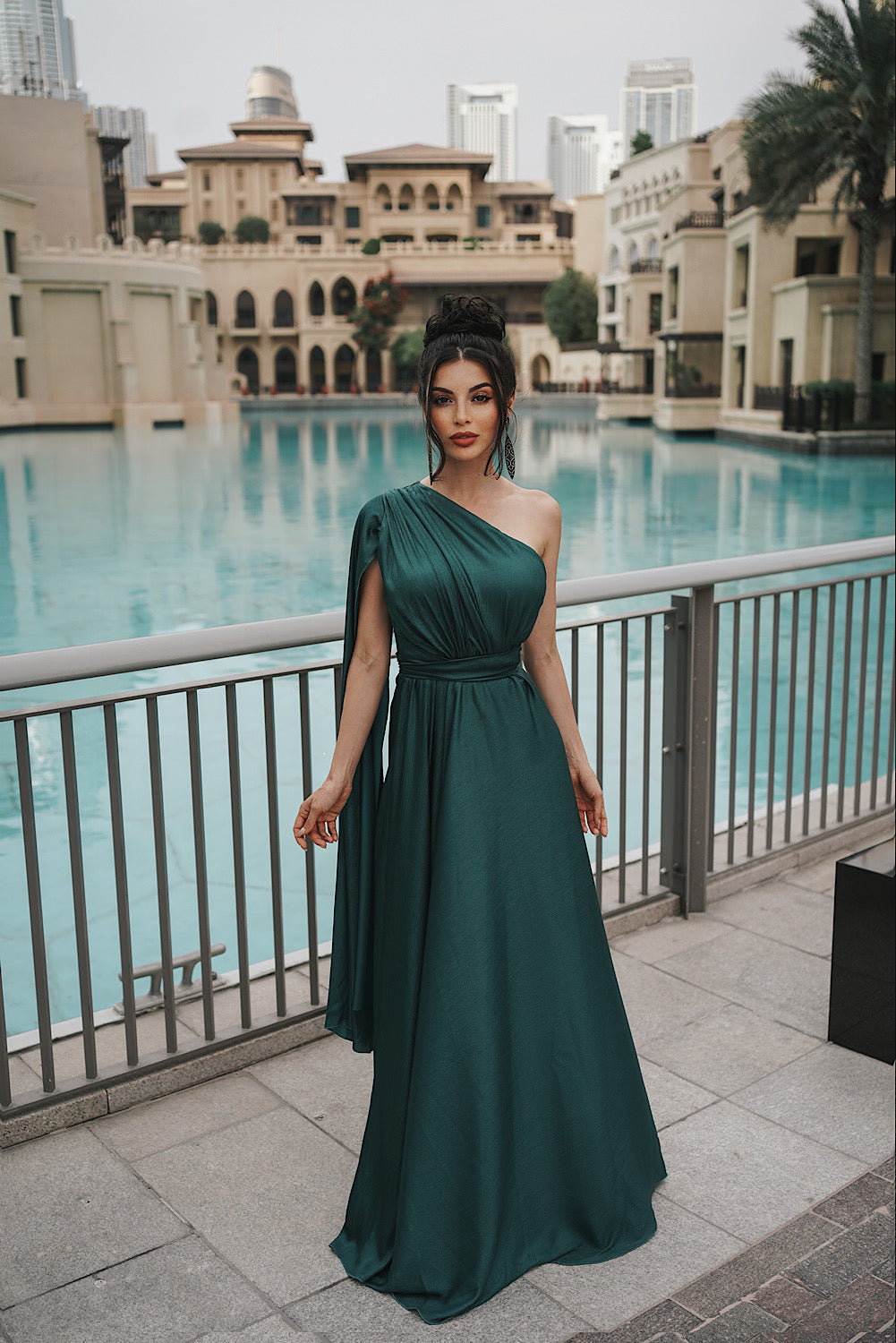 One Shoulder Long Dress