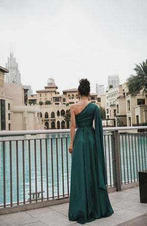 One Shoulder Long Dress